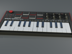 akai mpk mini piano Modelo 3D