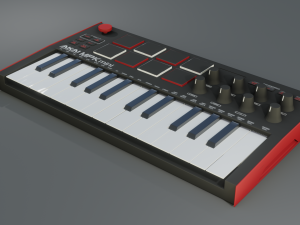 akai mpk mini piano Modelo 3D