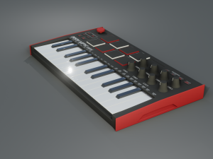 akai mpk mini piano Modelo 3D
