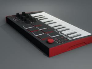 akai mpk mini piano Modelo 3D