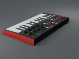 akai mpk mini piano Modelo 3D