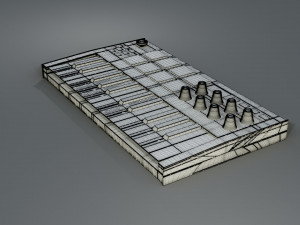 akai mpk mini piano Modelo 3D