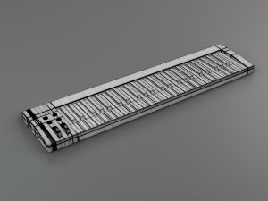 nektar impact se-49 midi keyboard Modello 3D