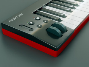 nektar impact se-49 midi keyboard Modello 3D