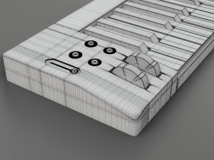 nektar impact se-49 midi keyboard Modello 3D