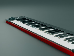 nektar impact se-49 midi keyboard Modello 3D