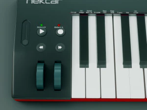 nektar impact se-49 midi keyboard 3D Model