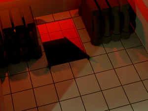 modular sci fi lab - low poly - game ready - pbr 3D Model