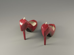 high heels - low poly - pbr Modèle 3D