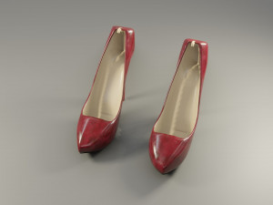 high heels - low poly - pbr Modèle 3D