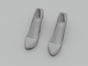 high heels - low poly - pbr Modèle 3D