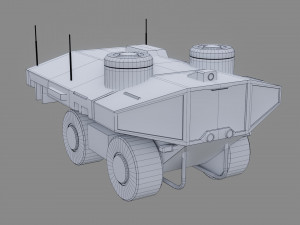 sci-fi rover - low poly - game ready - pbr 3D मॉडल