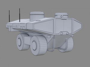 sci-fi rover - low poly - game ready - pbr 3D मॉडल