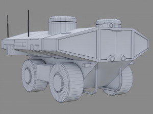 sci-fi rover - low poly - game ready - pbr 3D मॉडल