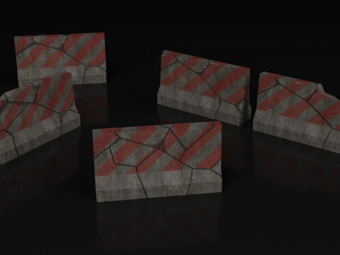 Low Poly Ruined Building - Game Ready - PBR 3D Model