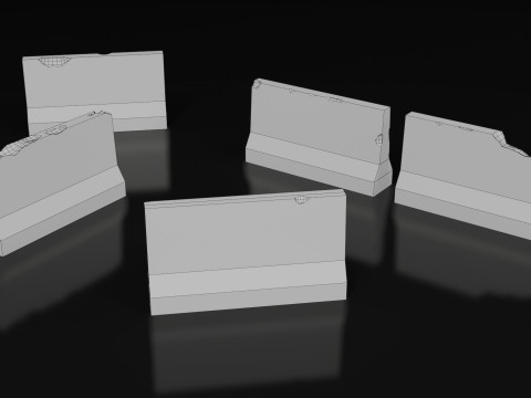 Low Poly Ruined Building - Game Ready - PBR 3D 模型