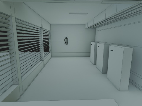 Basement Area - Low Poly - Game Ready - PBR Modelo 3D