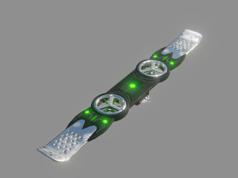 Goblin Hover Board - Low Poly - Game Ready - PBR Modello 3D