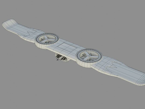 Goblin Hover Board - Low Poly - Game Ready - PBR 3D Model