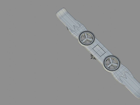 Goblin Hover Board - Low Poly - Game Ready - PBR 3D Model