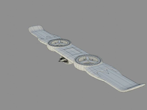 Goblin Hover Board - Low Poly - Game Ready - PBR 3D Model