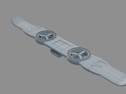 Goblin Hover Board - Low Poly - Game Ready - PBR 3D Model