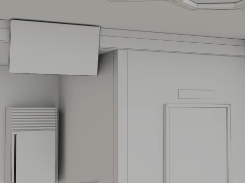 Restaurant Interior - Game Ready - PBR 3D Model
