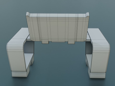 Sci-Fi Workspace - Low poly - PBR - Game ready 3D-Modell