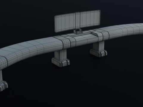 Sci fi Workspace - Low Poly - Game Ready - PBR Modèle 3D