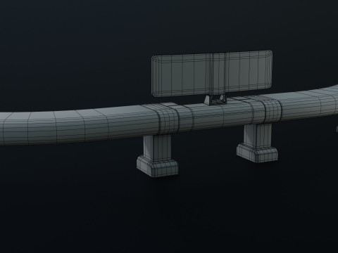 Sci fi Workspace - Low Poly - Game Ready - PBR Modèle 3D