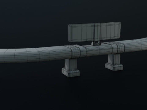 Sci fi Workspace - Low Poly - Game Ready - PBR Modèle 3D