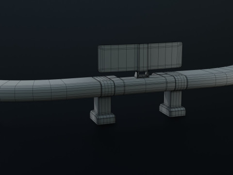 Sci fi Workspace - Low Poly - Game Ready - PBR Modèle 3D