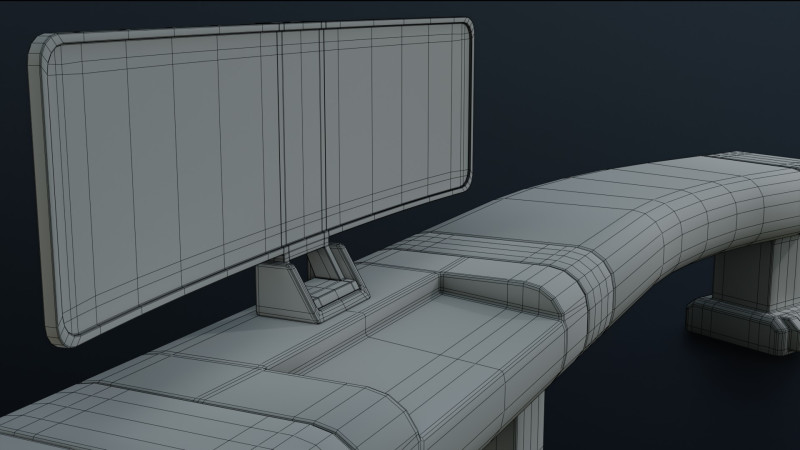 Sci Fi Workspace Low Poly Game Ready Pbr 3d Model In Other 3dexport Sci Fi Workspace Low Poly Game Ready Pbr 3d Model In Other 3dexport