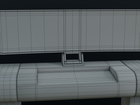 Sci fi Workspace - Low Poly - Game Ready - PBR Modèle 3D