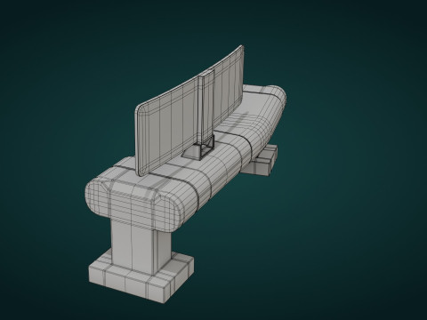 Sci-Fi Workspace - Low Poly - Game Ready - PBR 3Dモデル