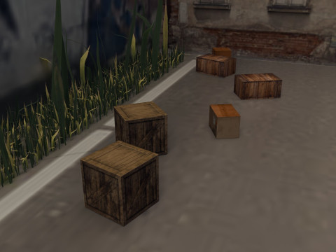 Urban Alley 3D 모델