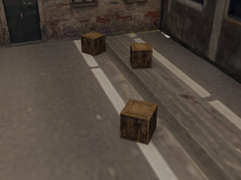 Urban Alley 3D 모델