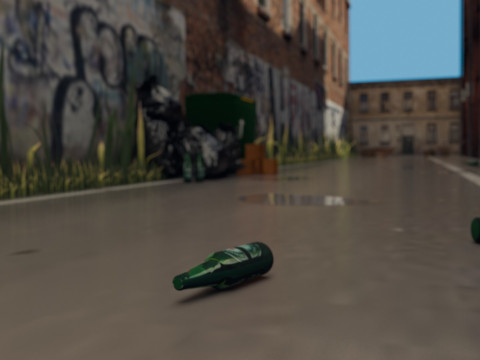 Urban Alley 3D 모델