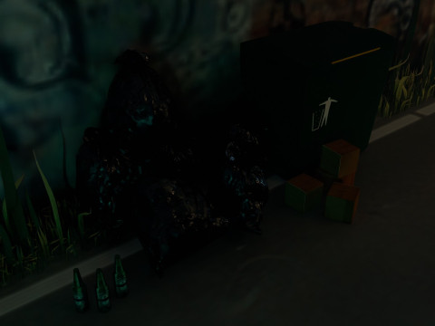 Urban Alley 3D 모델