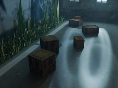 Urban Alley 3D 모델