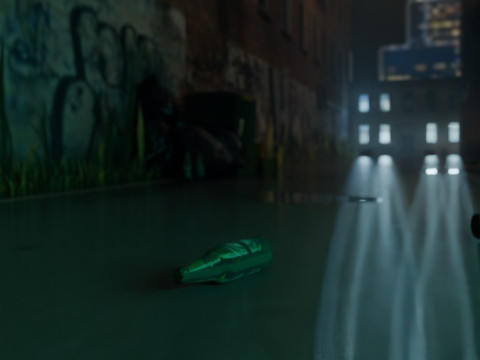Urban Alley 3D 모델
