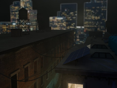 Urban Alley 3D 모델