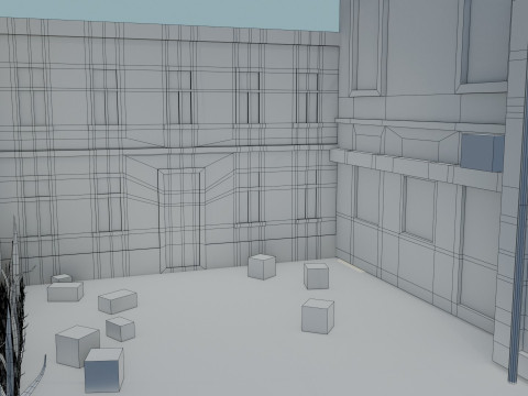 Urban Alley 3D 모델