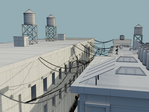 Urban Alley 3D 모델