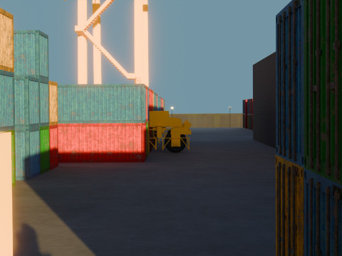 Harbor Port 3D Model