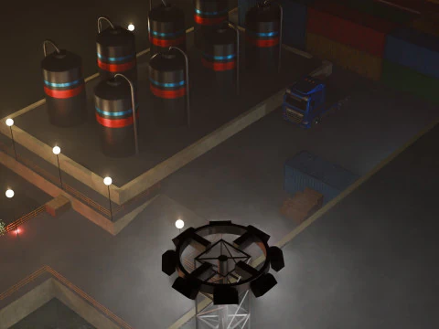 Harbor Port 3D Model