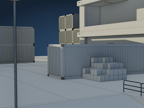 Harbor Port 3D Model