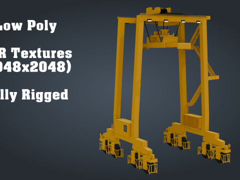 Harbor Port 3D Model