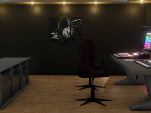 Recording Studio 3D Модель