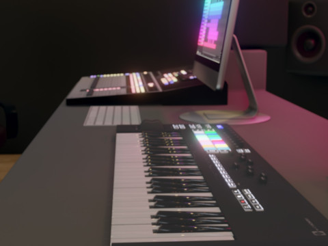 Recording Studio 3D Модель